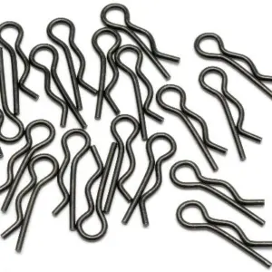 HPI Racing Body Clip (8Mm/Black/20Pcs)