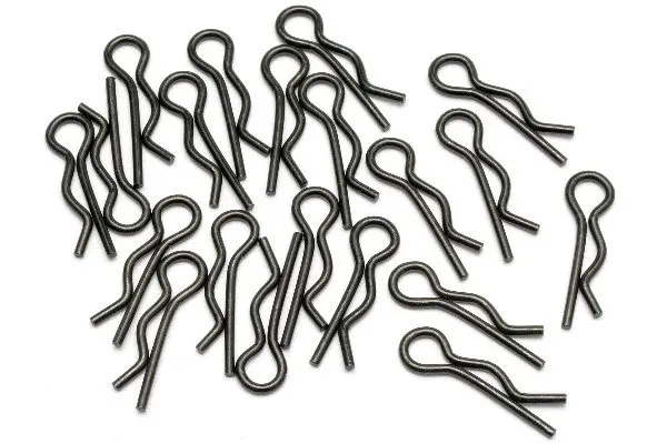 HPI Racing Body Clip (8Mm/Black/20Pcs)