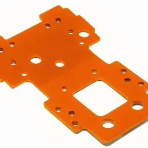 HPI Racing Bulkhead Lower Plate 2.5Mm (Orange)
