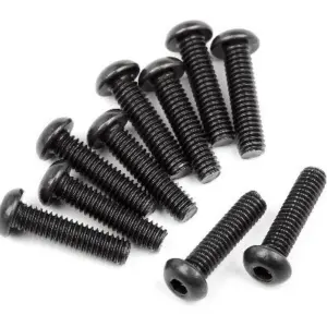 HPI Racing Button Head Screw M2.5X10Mm (Hex Socket/10Pcs)