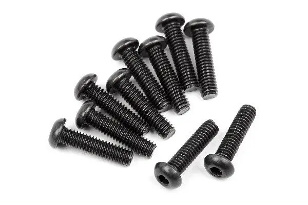 HPI Racing Button Head Screw M2.5X10Mm (Hex Socket/10Pcs)