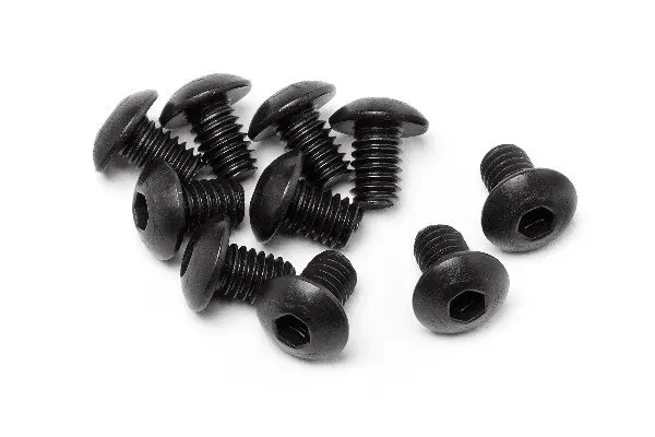 HPI Racing Button Head Screw M4X6Mm (Hex Socket/10Pcs)