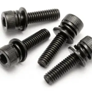 HPI Racing Cap Head Screw M4X15Mm With Washer (4Pcs)