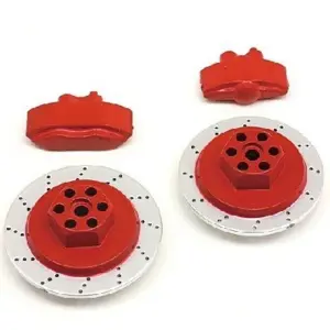 HPI Racing E10 Brake Disc & Caliper Set (Red)