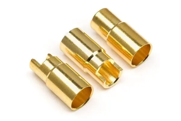 HPI Racing Female Gold Connectors (6.0Mm Dia) (3 Pcs)