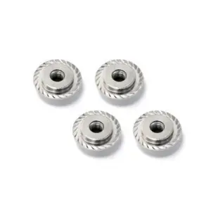 HPI Racing Flanged Lock Nut M5X8Mm (Silver/4Pcs)
