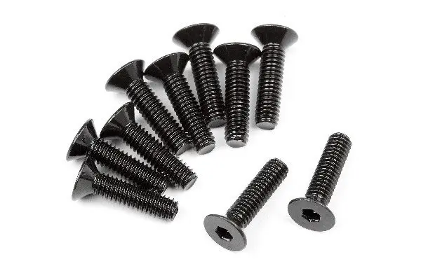 HPI Racing Flat Head Screw M2.5X10Mm (Hex Socket/10Pcs)