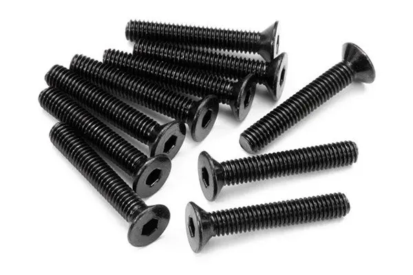 HPI Racing Flat Head Screw M3X18Mm (Hex Socket/10Pcs)