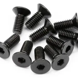 HPI Racing Flat Head Screw M4X10Mm (Hex Socket/10Pcs)