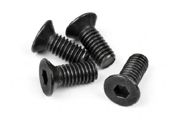 HPI Racing Flat Head Screw M4X10Mm (Hex Socket/Thin Type/4Pc)