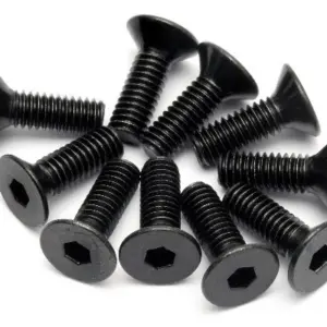 HPI Racing Flat Head Screw M4X12Mm (Hex Socket/10Pcs)