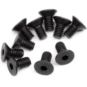 HPI Racing Flat Head Screw M4X8Mm (Hex Socket/10Pcs)