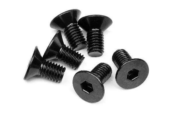 HPI Racing Flat Head Screw M5x10mm (Hex Socket/6pcs)