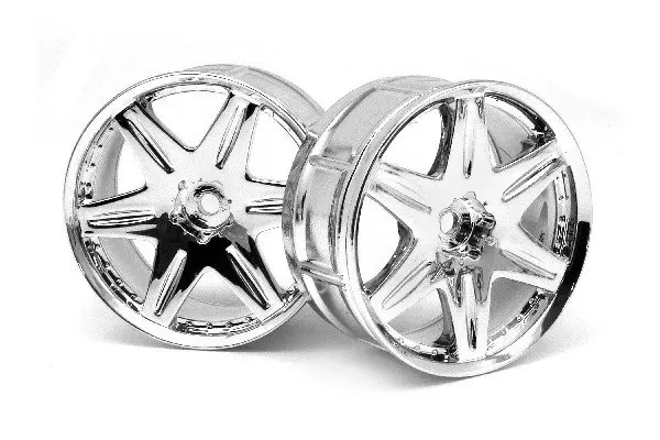 HPI Racing Lp29 Wheel Work Ls406 Chrome (2Pcs)