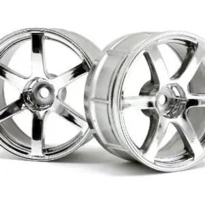 HPI Racing Lp29 Wheel Yokohama Avs Model T6 Chrome (2Pcs)