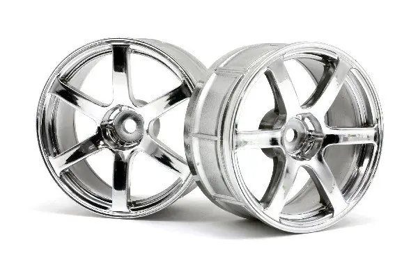 HPI Racing Lp29 Wheel Yokohama Avs Model T6 Chrome (2Pcs)