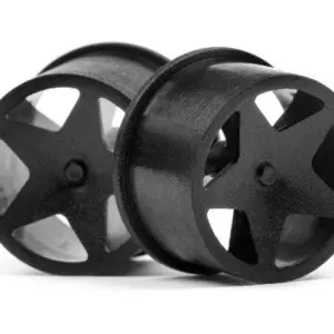 HPI Racing Q32 Super Star Wheel Set F/R (Blk/18x10/18x14/4Pcs