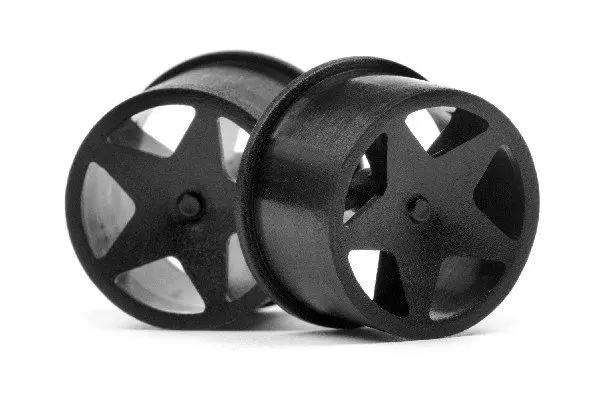 HPI Racing Q32 Super Star Wheel Set F/R (Blk/18x10/18x14/4Pcs