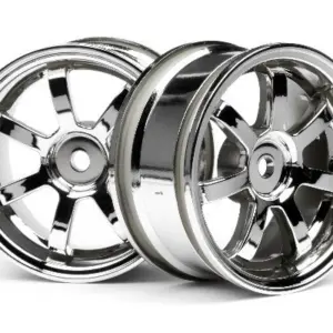 HPI Racing Rays Gram Lights 57s-Pro Wheel Chrome (0mm Offset)
