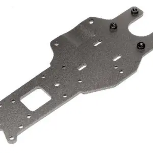 HPI Racing Rear Chassis Plate (Gunmetal)