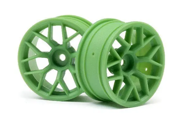 HPI Racing RTR Wheel 26Mm Green (6Mm Offset/2Pcs)