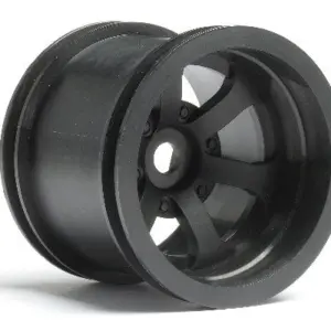HPI Racing Scorch 6-Spoke Wheel Black (2.2In/55X50Mm/2Pcs)
