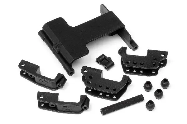 HPI Racing Servo Mount/High Link Bracket Set (Wheely King)
