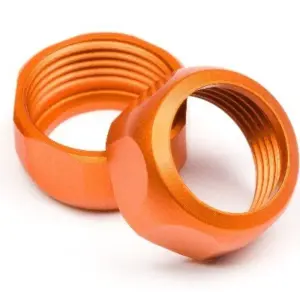HPI Racing Shock Cap 10Mm (Orange/2Pcs)