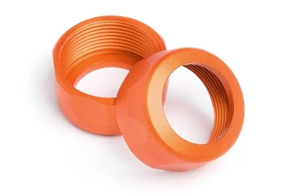 HPI Racing Shock Cap 20X12Mm (Orange/2Pcs)