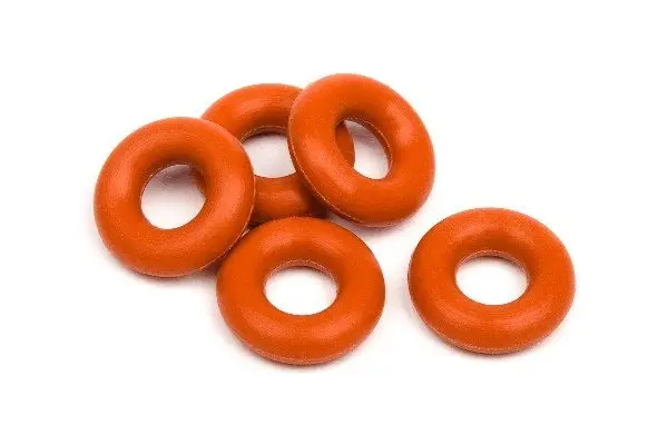 HPI Racing Silicon O-Ring P-3 (Red) (5 Pcs)