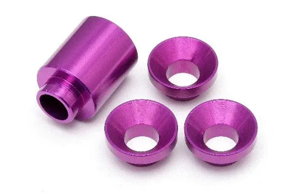 HPI Racing Spacer Set for Clutch Bell Holder (Purple)