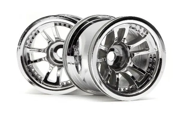 HPI Racing Split 5 Truck Wheel (Chrome/2Pcs)