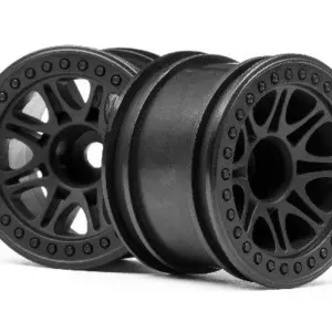 HPI Racing Split 8 Truck Wheel (Black/2Pcs)