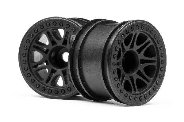 HPI Racing Split 8 Truck Wheel (Black/2Pcs)