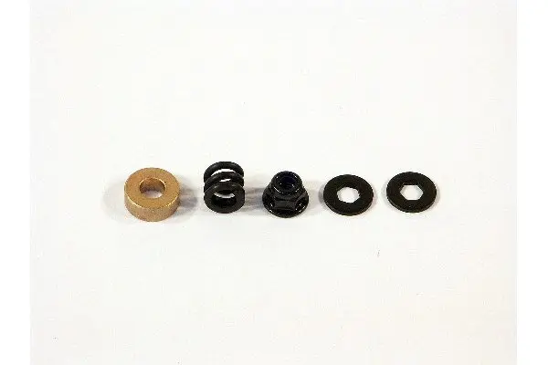 HPI Racing Spring 4.9X8X7Mm W. WSHR 4.3X10X1.0Mm Hex -BLK Set