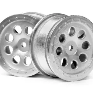 HPI Racing St-8 Wheel Matte Chrome (0Mm Offset/2Pcs)