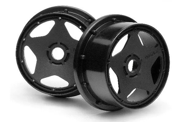 HPI Racing Super Star Wheel Black Front (120X60Mm/2Pcs)