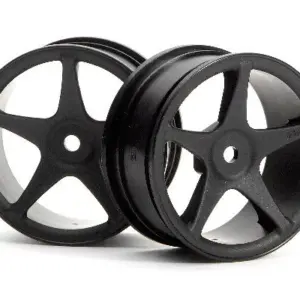 HPI Racing Super Star Wheels 26Mm Black (1Mm Offset)