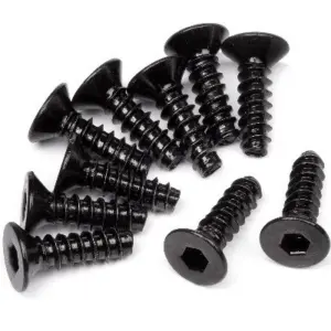 HPI Racing Tp. Flat Head Screw M3X10Mm (Hex Socket/10Pcs)