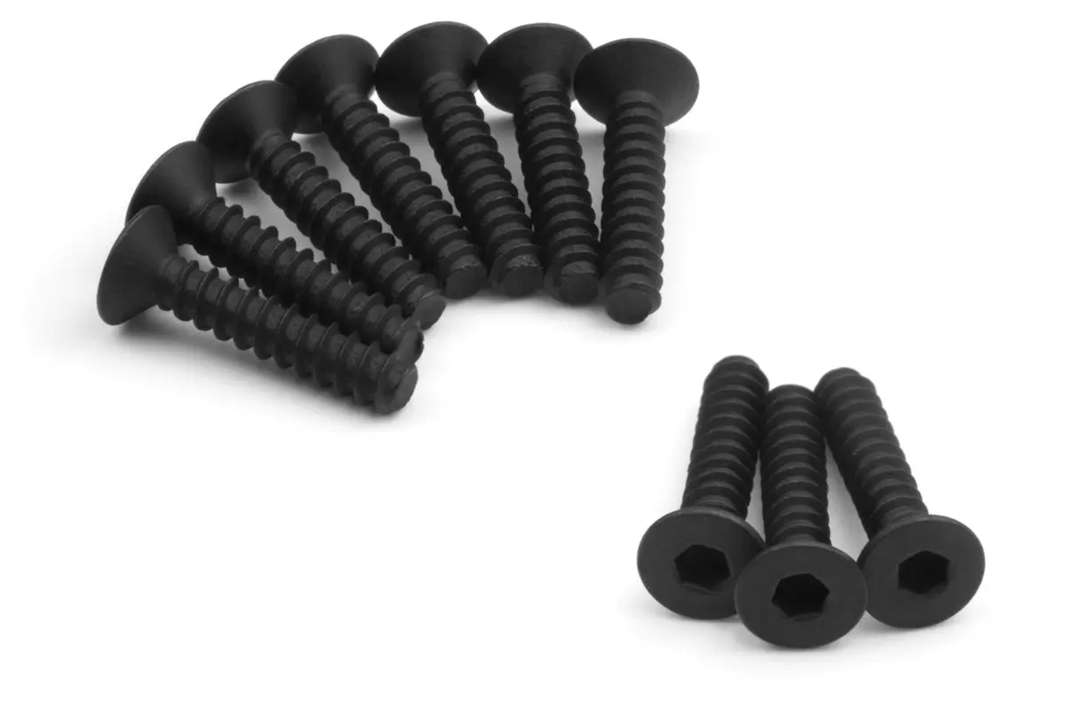 HPI Racing TP. FLAT HEAD SCREW M3x15mm (HEX SOCKET/10pcs)
