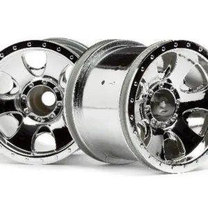HPI Racing Warlock Wheel Chrome (2.2In/2Pcs)