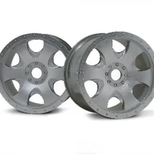 HPI Racing Warlock Wheel Matt Chrome(83X56Mm/2Pcs)