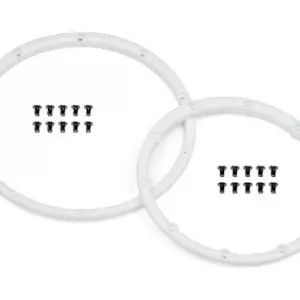 HPI Racing Wheel Bead Lock Rings (White/for 2 Wheels)