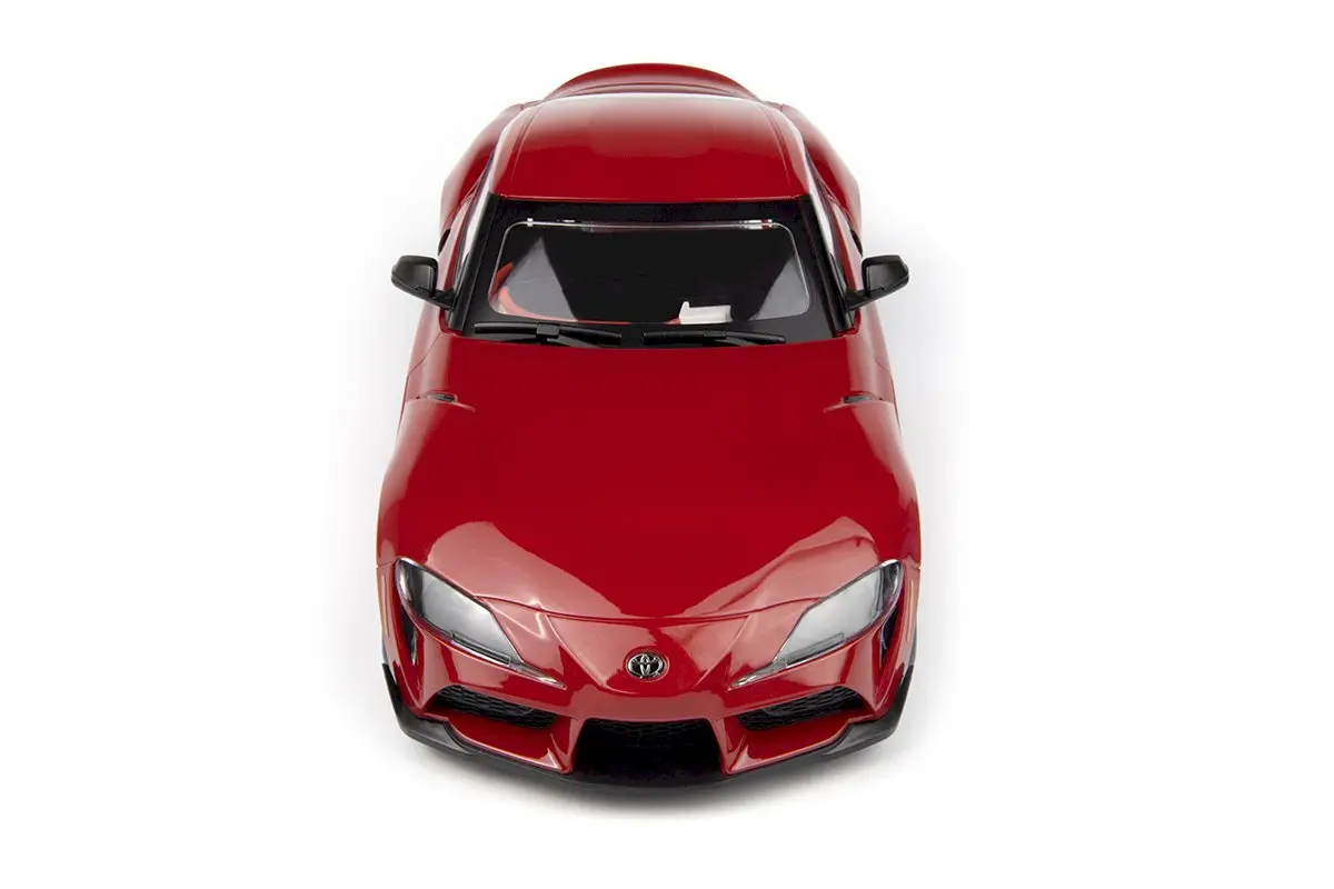 HPI Stage-D24 Toyota GR Supra red RC drift car from above