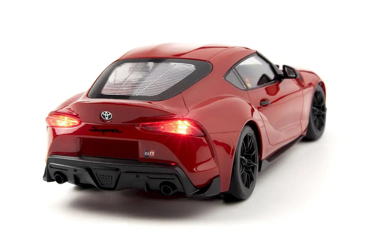 HPI Stage-D24 GR Supra with rear LED tail lights lit