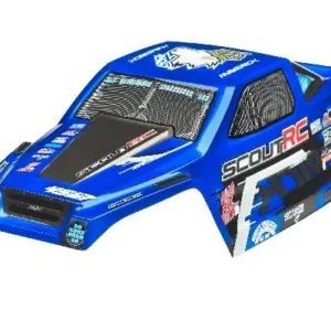 Maverick RC PAINTED SCOUT RC BODYSHELL BLUE W/Decals