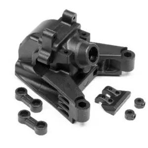 Maverick RC REAR BULKHEAD/DIFFNTIAL CASING & WING Mt SUPPORTS
