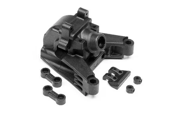 Maverick RC REAR BULKHEAD/DIFFNTIAL CASING & WING Mt SUPPORTS