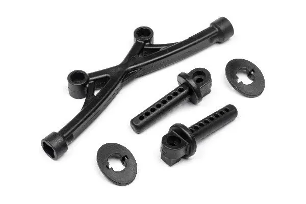 Maverick RC TIMBERWOLF BODYMOUNT SET (FR & RR)