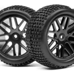 Maverick RC WHEEL AND TIRE SET REAR (2 PCS) (XB)